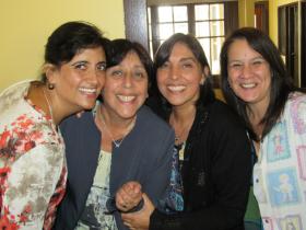 Dra. Paulina Venegas, Sra. Cristina Miranda y Dras. Patricia Mella y Jacqueline Fierro