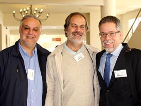 Dres. Rafael Silva, Manuel Barros y Víctor Pinto-Plata