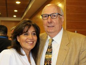 Dres. Viola Pinto y Carlos Saieh