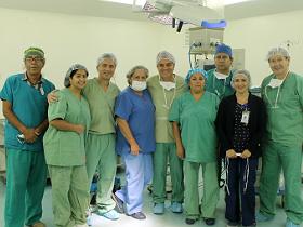 Parte del equipo tratante