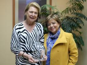 Sra. Ingrid Ramdohr y Dra. Carmen Martínez