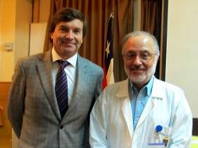 Sr. Luis Alberto Lindermeyer y Dr. Alberto Botto