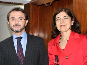 Sr. Osvaldo Pérez y Dra. Paulina Reyes