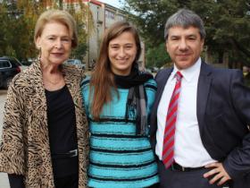 Sres. Ingrid Ramdohr, Claudia Oróstegui y Claudio Monsalves