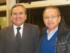 Sr. Rafael Espinoza y Dr. Alejandro González