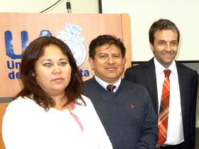 Dres. Roxana Peralta, Oswaldo Rodríguez y Pablo Venegas