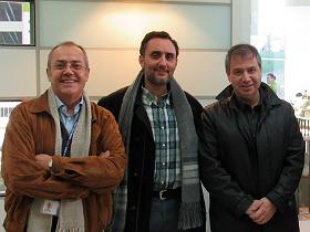Carlos Bisbal, Matías Florenzano y Jorge Jorquera