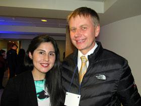 Alejandra Cruz y Dr. Nils Holmgren