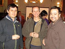 Dres. Rodrigo Muñoz, Álvaro Seco y Francio Meneses