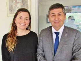 Dra. Paloma Silva y Sr. Héctor Pérez