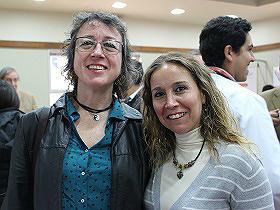 Dra. Minerva Jara y Sra. Claudia Henríquez