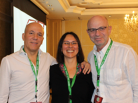 Dres. Carlos Barrera, Paulina Troncoso y Carlos Schnapp