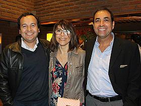 Dres. Alex León, Susana Stuardo y Gerardo Neumann