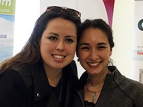 Srta. Javiera Guzmán y Dra. Karina Jara