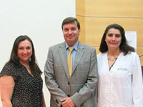 Dra. Tamara Inostroza, Sr. Luis Alberto Lindermeyer y Dra. Rossana Román