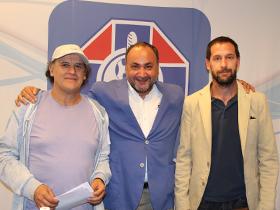 Reinaldo Marchant, Dr. Roberto Arellano y Cristián Ureta