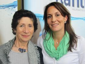 Sra. Ana María Núñez y Dra. Natalia Cárdenas