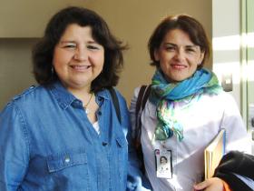 QF Denisse Villalobos y Dra. Sandra Jiménez