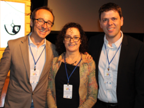 Dres. Clemente García-Rizo, Jackie Curtis y Cristiano Noto