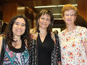 Dras. Ángela Castillo, María Angélica Marinovic y Elizabeth Barthel
