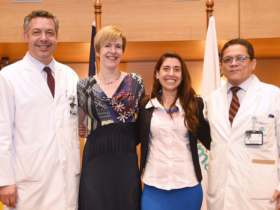 Dres. Marcelo González, Heather Strain, María Paz Aguilera y Marcial Osorio