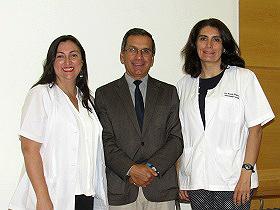Dres. Tamara Inostroza, Antonio Cárdenas y Rossana Román