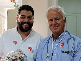 Sr. Michel Domange y Dr. Eduardo Wolff Peña