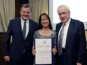 Dres. Andrés Heerlein, María Elena Santolaya y Humberto Reyes.