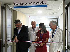 Sr. Manuel Santelices, Dr. Luis Bavestrello, Mat. Claudia Campos y Dr. William Stanley