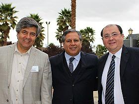 Dres. Carlos Ubilla, Francisco Arancibia y Mauricio Ruíz