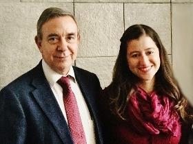 Dr. Mario Calvo y Srta. María de Jesús Diez