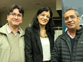 Dres. Hugo Martínez, Silvia Makhoul y Carlos Astudillo