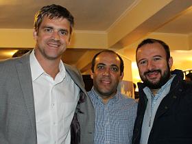 Dres. Manuel Pellegrini, Juan Pablo Ibarra y Rodrigo Melo