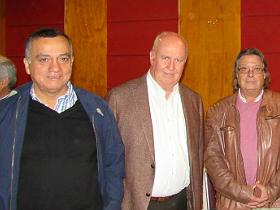 Dres. Miguel González, Emilio Mayer y José Antonio Muñoz