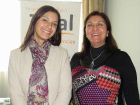 Srta. Loreto Zepeda y Dra. Ana María Vinet