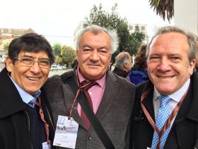 Dres. Víctor Farfán, Óscar García y Octavio Enríquez
