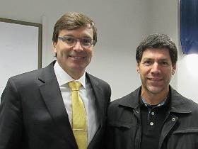 Sr. Luis AlbertoLindermeyer y Dr. Juan Francisco Núñez
