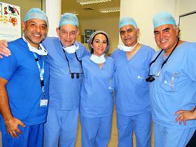 Dres Carlos Chávez, Philip Ransley, Mónica Quitral, José Antonio Mena y José Yañez