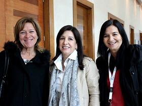 Dras. Odile Kuzmanic, Ana María Molina y Marcela Aravena