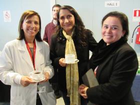 Dras. María Elena Donoso y Angélica González y Srta. Elisa Ferrada