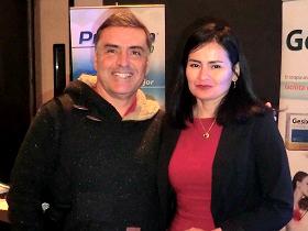Dr. Fernando Díaz y Srta. Andrea Álvarez