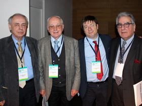 Dres. Zoltán Berger, Claudio Defilippi, Jaime Poniachik y Roque Sáenz