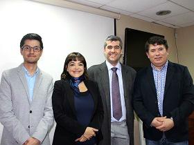 Dres. Gonzalo Duarte, Elena Jarpa, Enzo Castiglione y Fernando Cofré