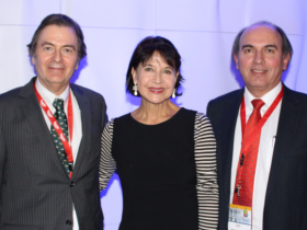 Dres. Enrique Mullins, Orietta Gómez y Aníbal Hurtado