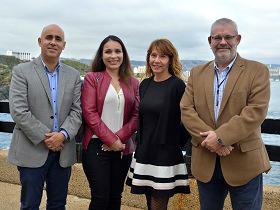 Dres. Pablo González, Ángela Estay, Marcia Valenzuela y Alejandro Santini