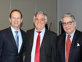 Dalton Chaves, Carlos Bustos y Roque Sáenz
