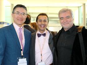 Dres. Tom Wang, Diego Sarmiento y Carlos Stott