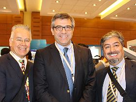 Dres. Ricardo Aburto, Pedro Arellano y Marcelo Contreras