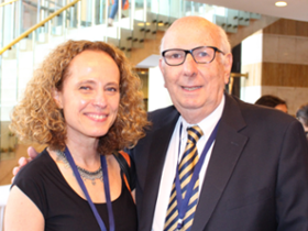 Dres. Pilar Hevia y Carlos Saieh
