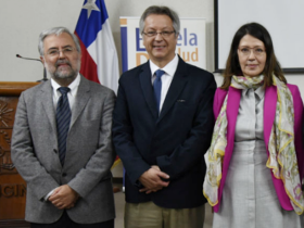 Doctores Manuel Kukuljan, Óscar Arteaga y Patricia Frenz